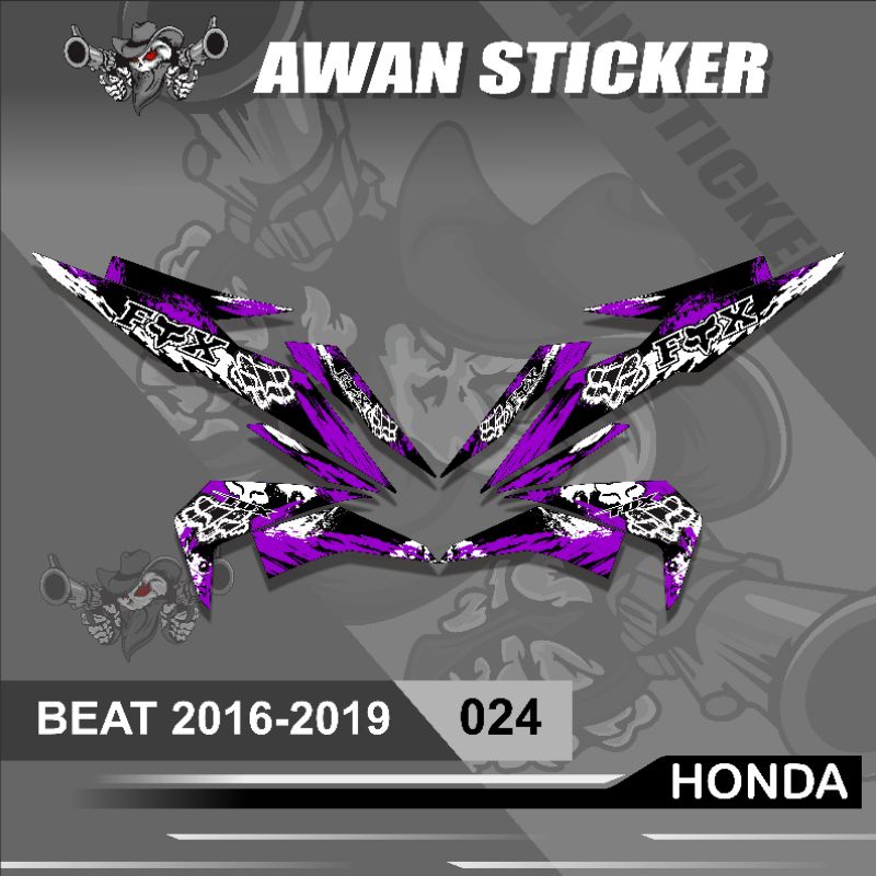 Sticker Striping Honda Beat Street Supermoto Sticker Beat Fi Esp Striping Beat Iss Sticker