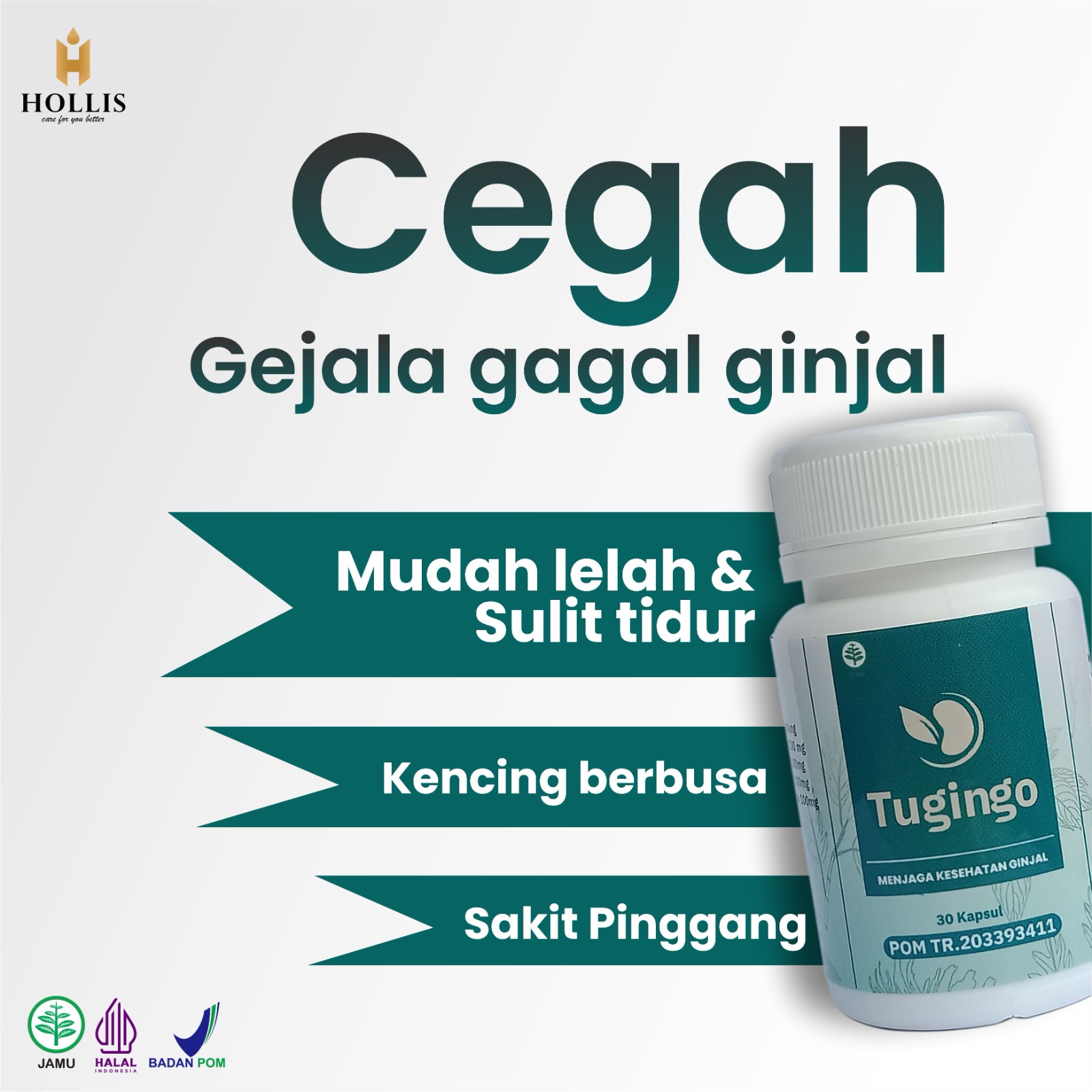 TUGINGO - Obat Batu Ginjal / Herbal Penyakit Ginjal Kronis / Gagal ...