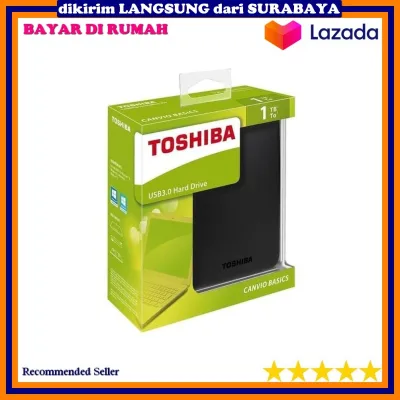 Hardisk Eksternal Toshiba Canvio Basic 1Tb USB 3.0
