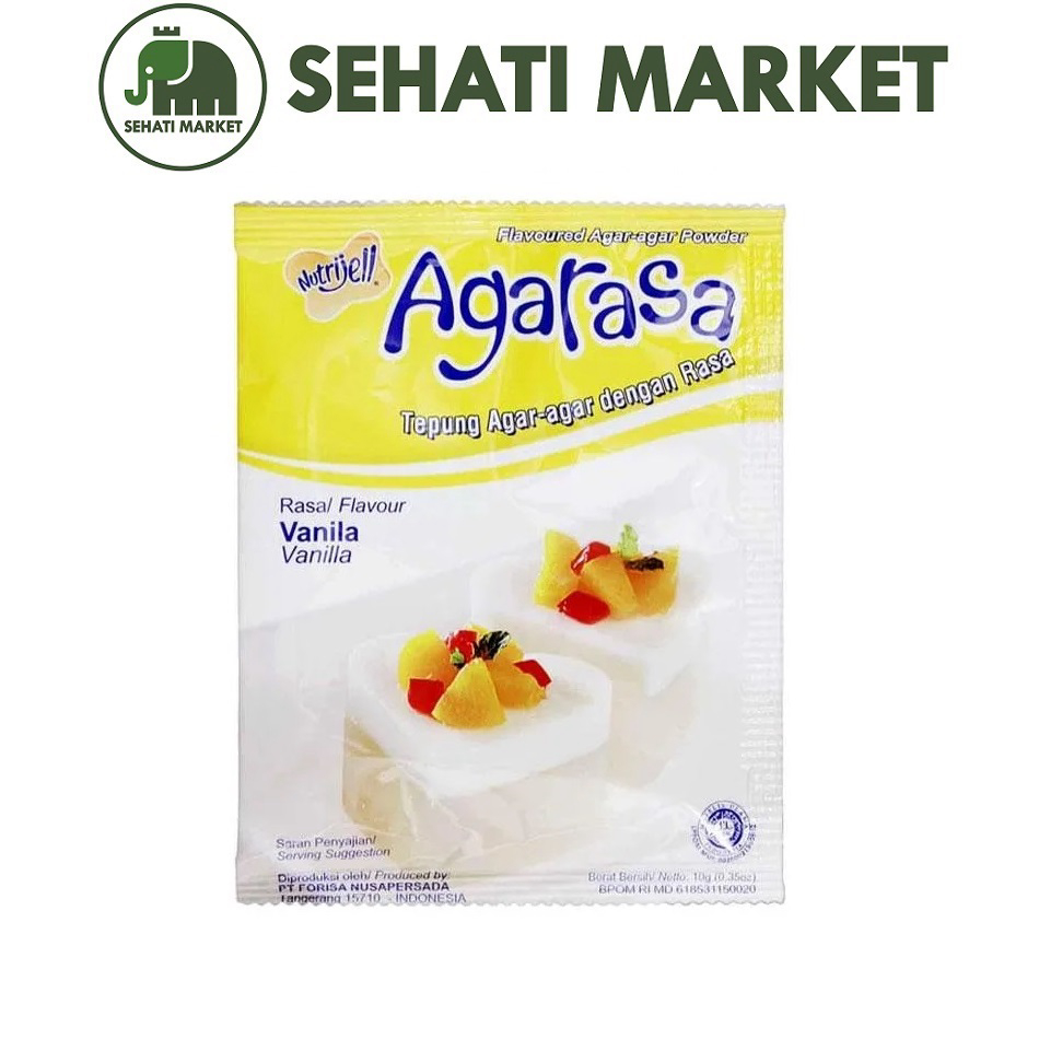 NUTRIJELL AGARASA AGAR RASA VANILA 10g | Lazada Indonesia