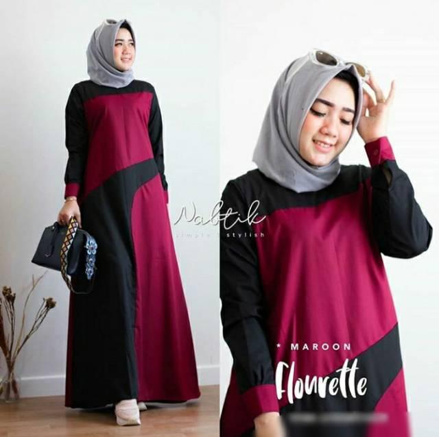 990+ Desain Baju Gamis Polos HD Terbaru