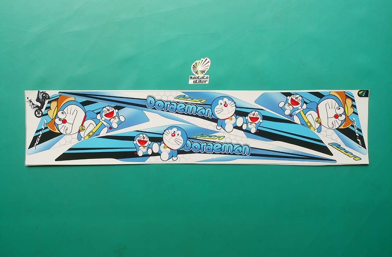 Stiker Striping Motor Beat Fi Doraemon Biru Lazada Indonesia