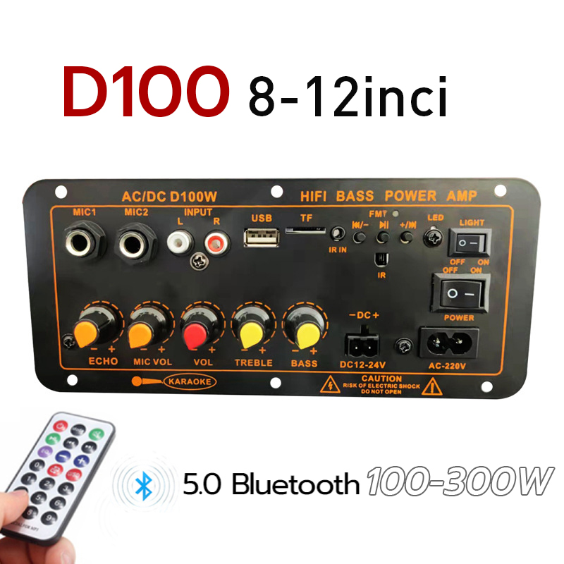 Papan Amplifier Bluetooth 220 Digital D10 D20 D30 D50 D60 D100 5.0 V