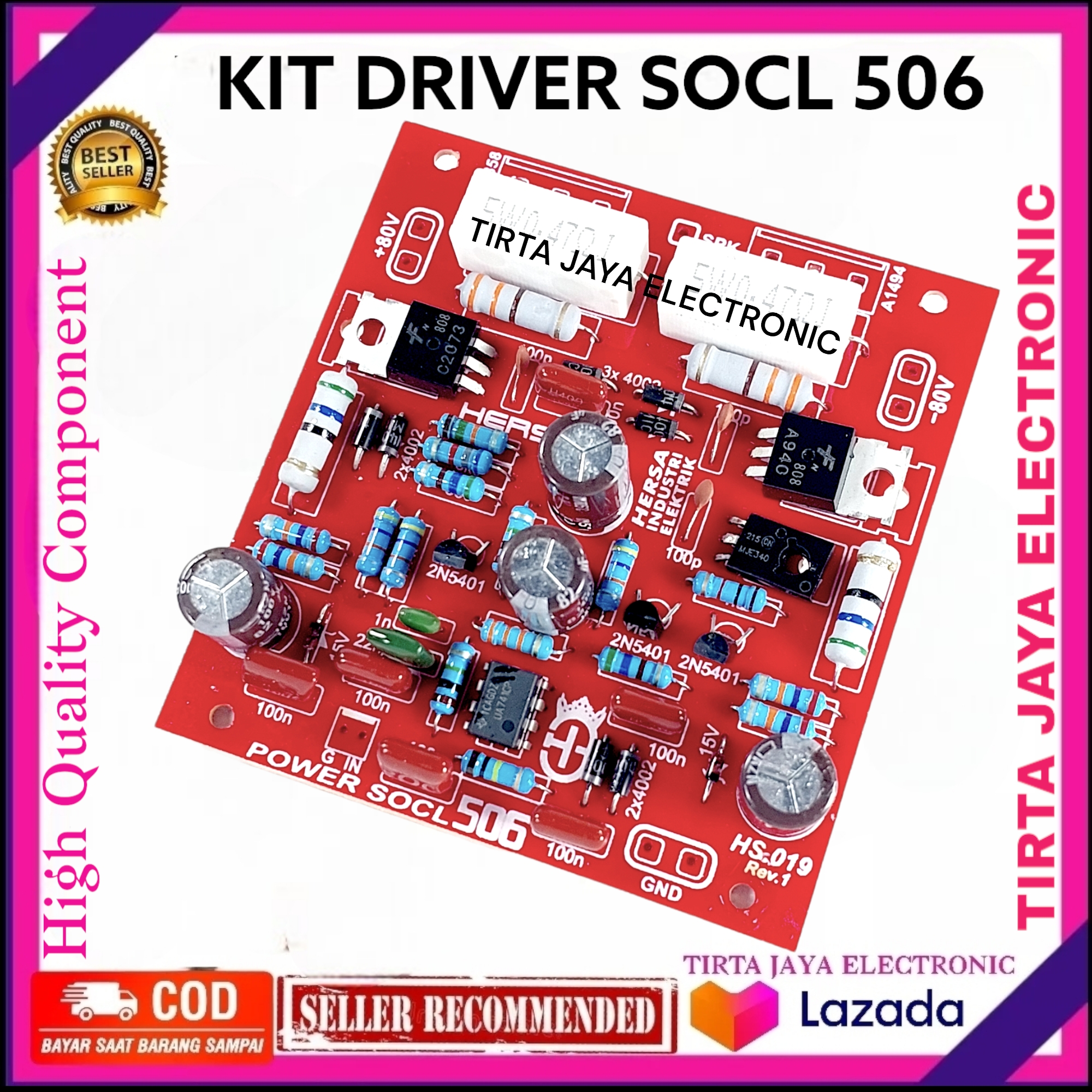 KIT DRIVER Amplifier SOCL 506 500W PCB BIASA | Lazada Indonesia