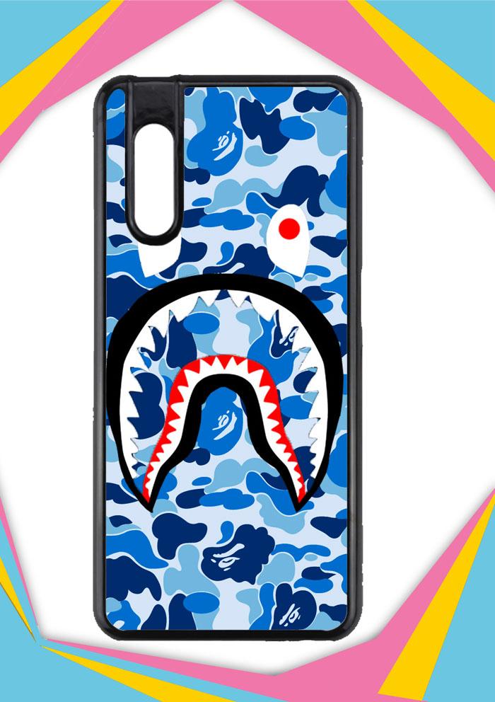 Casing Custom HP Vivo V15 Pro Premium Hardcase Supreme Shark Blue E1387