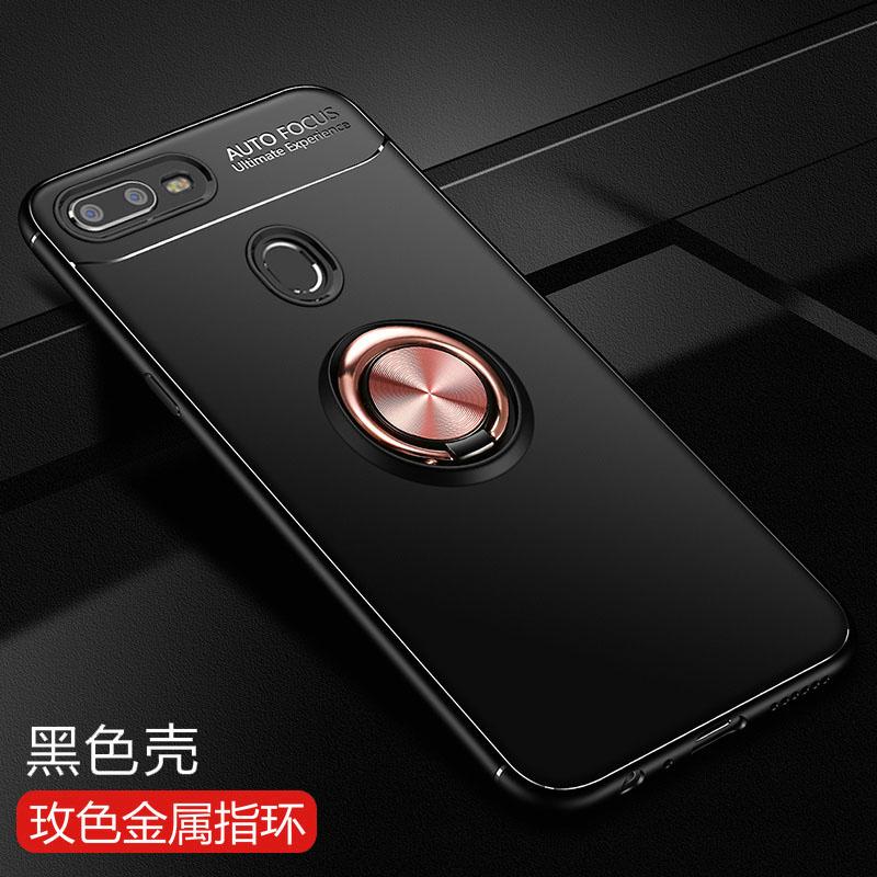 Oppof9 Casing HP bagian dalam mobil cincin F9pro Casing anti jatuh Bungkus Penuh Silikon soft kreatif Pria dan wanita model baru