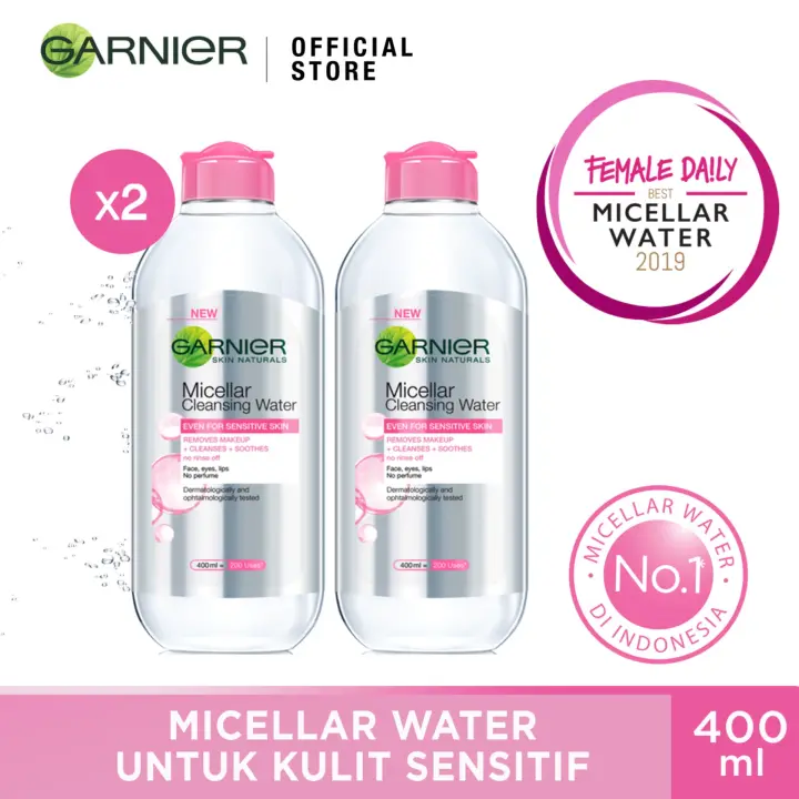 garnier micellar water female daily