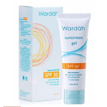 wardah sunscreen gel 40