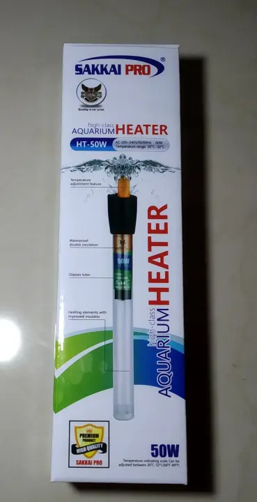 Heater Aquarium Sakkai Pro Ht 50w Heater Aquarium 50 Watt Penghangat Air Aquarium Penghangat Air Aquarium