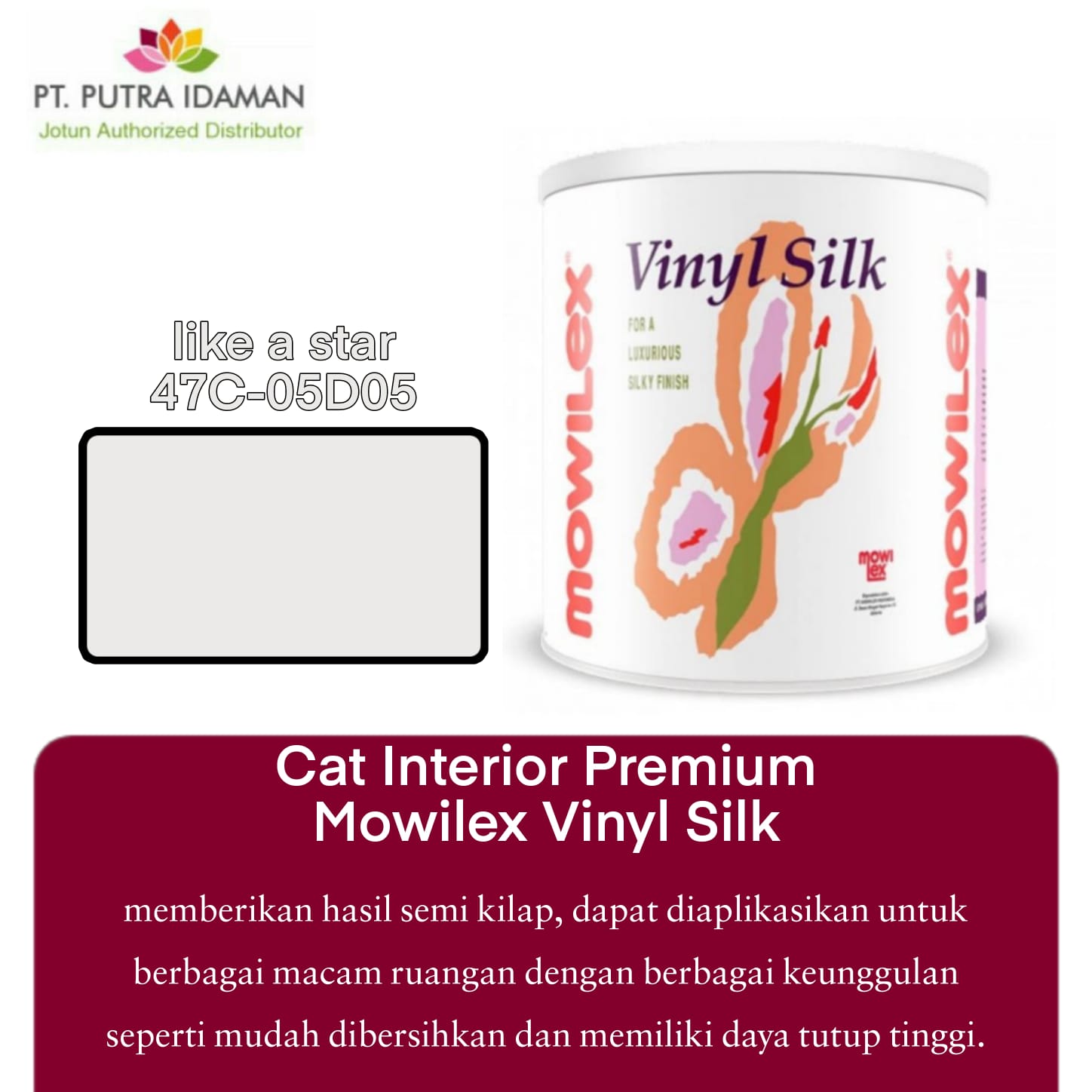 Cat Interior Mowilex Vinyl Silk 47C-05D05 Like a Star - Tinting ...