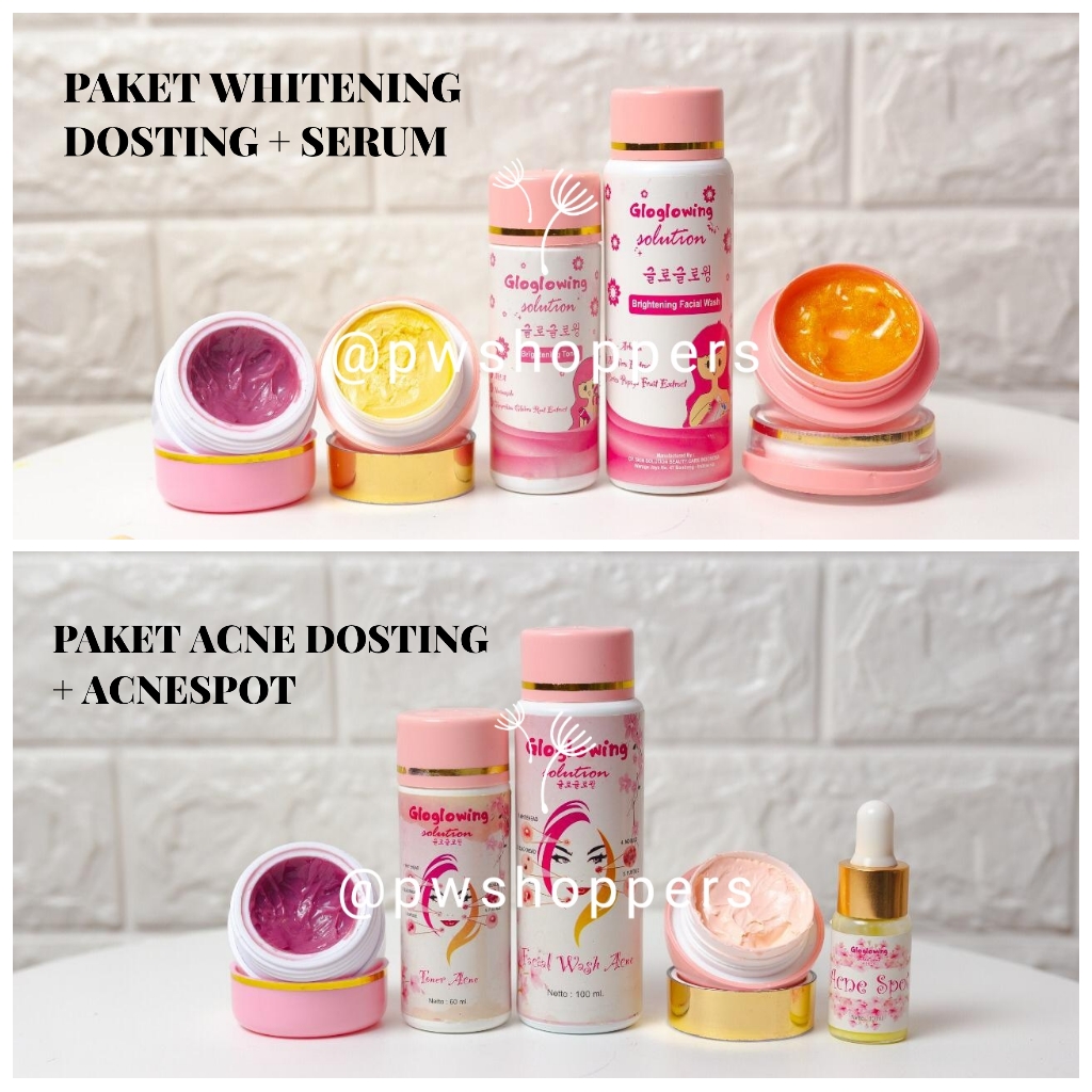 Paket Dosting Gloglowing Krim Malam Anggur Original Lazada Indonesia