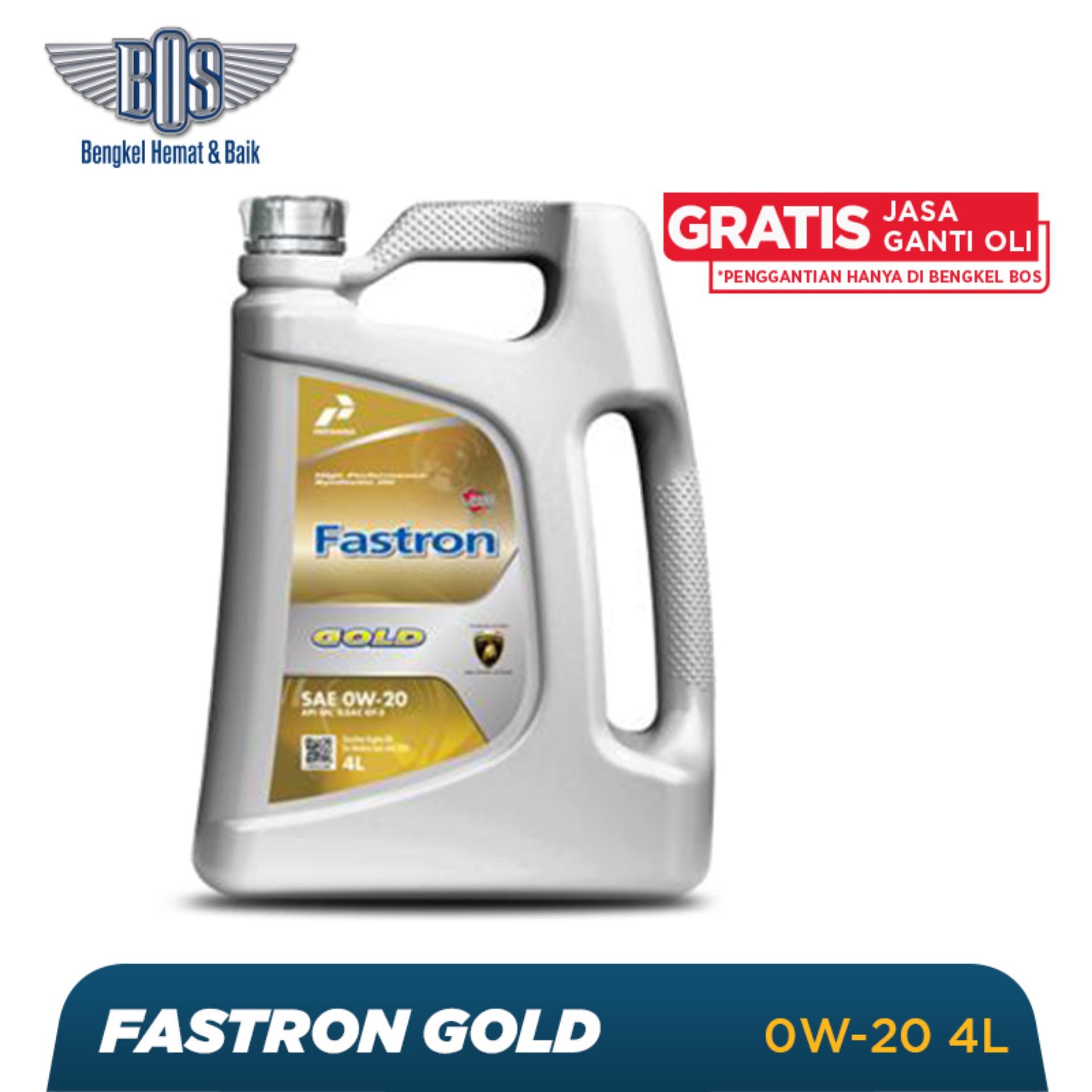 Oli Mobil Fastron Gold - 0W-20 - GALON - Gratis Jasa Ganti Oli dan Check Up Kendaraan