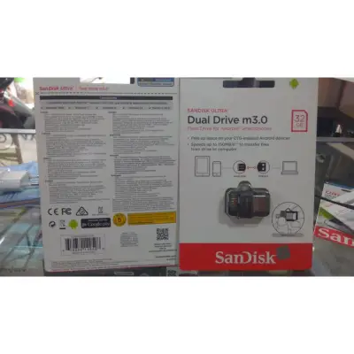 Flashdisk Otg Sandisk 32gb 3.0 Original Sandisk Ultra Dual USB OTG Simple Funtion