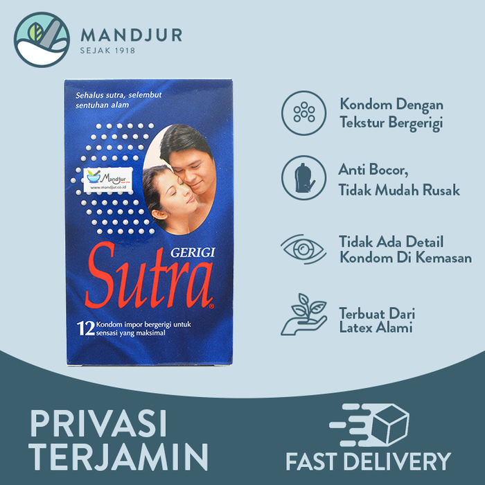 Kondom Sutra Sutera Gerigi Isi 12 Pelindung Aman Blue Enak Enak An Suami Istri Lazada Indonesia