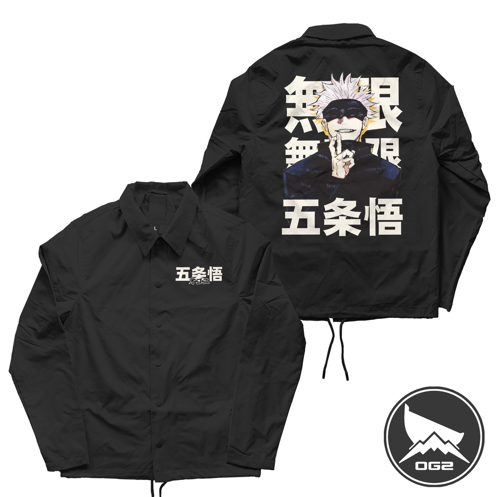 Gojo Jacket Order Jacket Coach anime gojo satoru jujutsu kaisen yuji A162 jaket OG2 ...