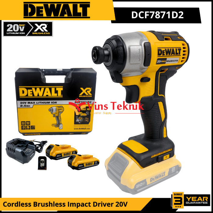 Bor Cordless Impact Driver Dewalt Brushless Cordless 1/2 Impact