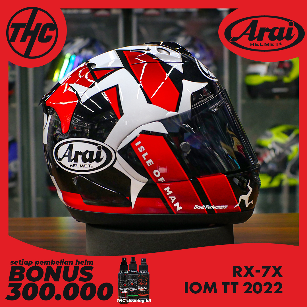 Helm Arai / Arai HELMET New RX7X IOM TT 2022 (Isle of Man TT 2022