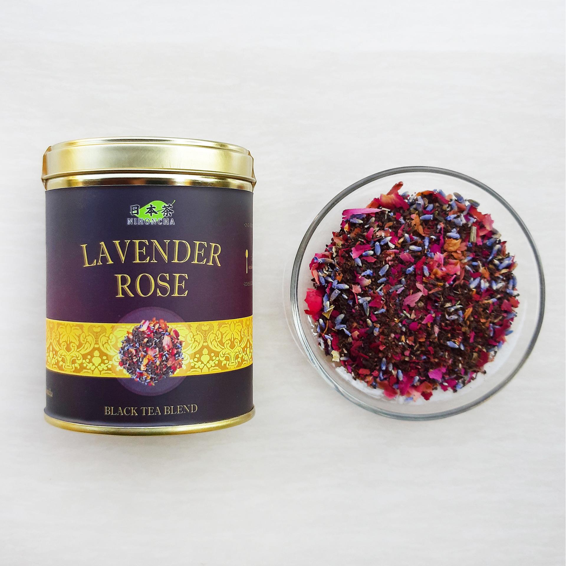 Lavender Rose Black Tea Blend Teh Hitam Special Flower Tea Tisane