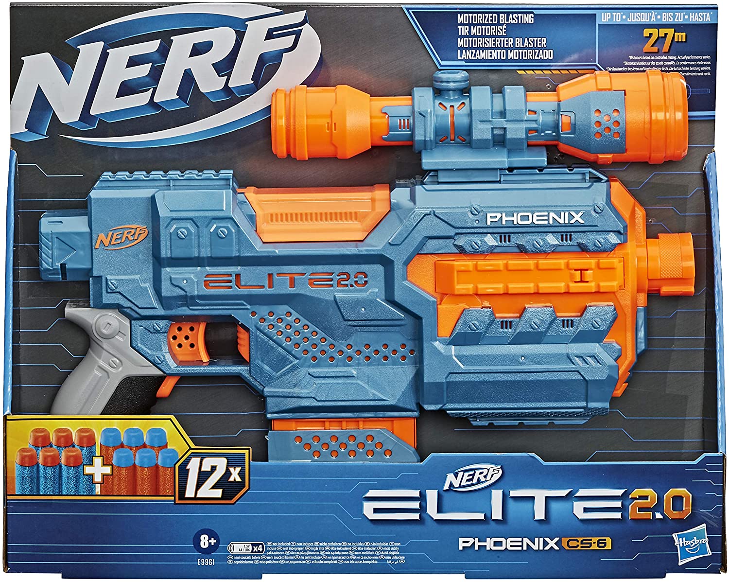 NERF - Elite 2.0 - Blaster Echo CS -10 - 24 fléchettes NERF