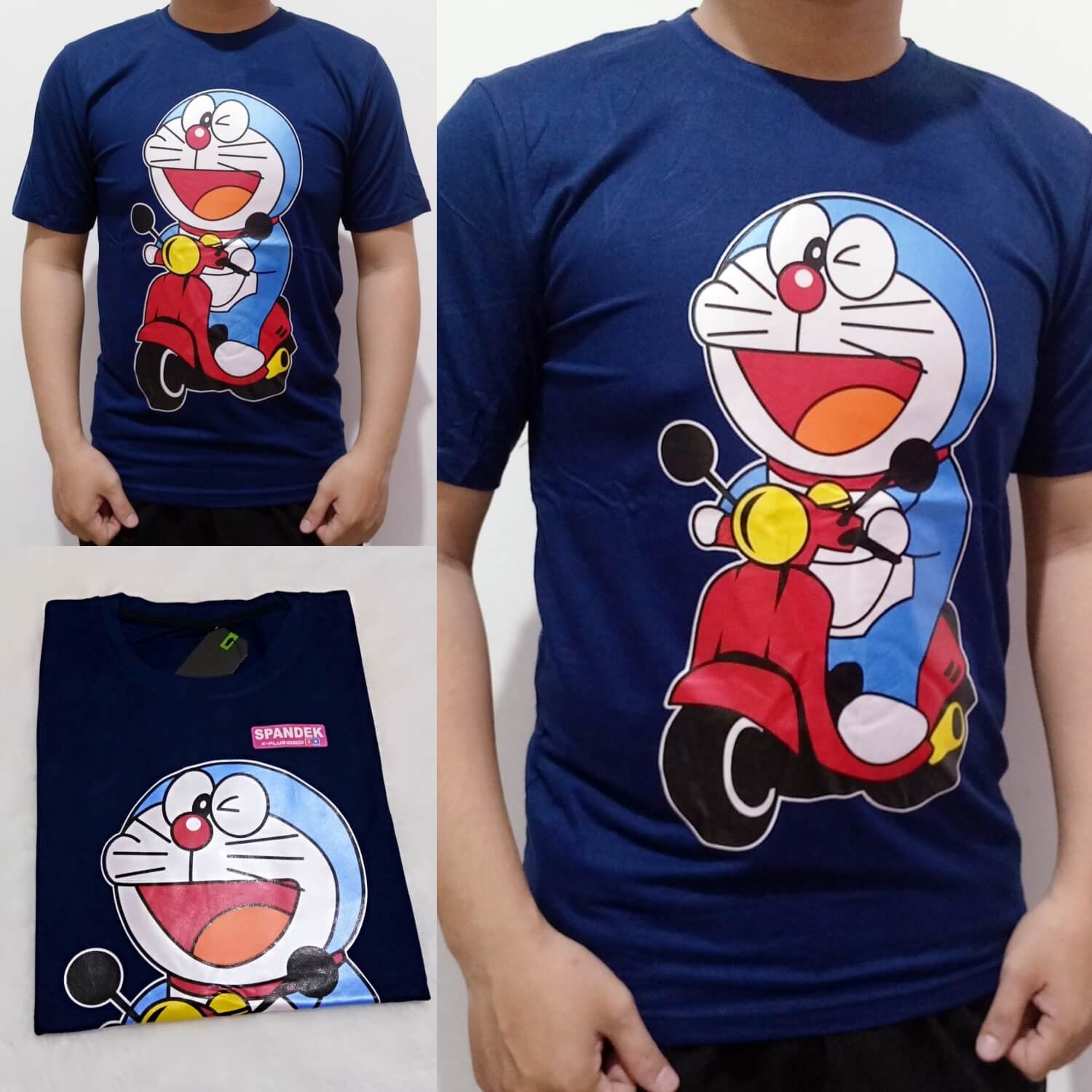FASHION GROSIR21 MM Kaos Doraemon Vespa KAOS PRIA PAKAIAN PRIA KAOS DORAEMON BAJU MURAH Lazada Indonesia