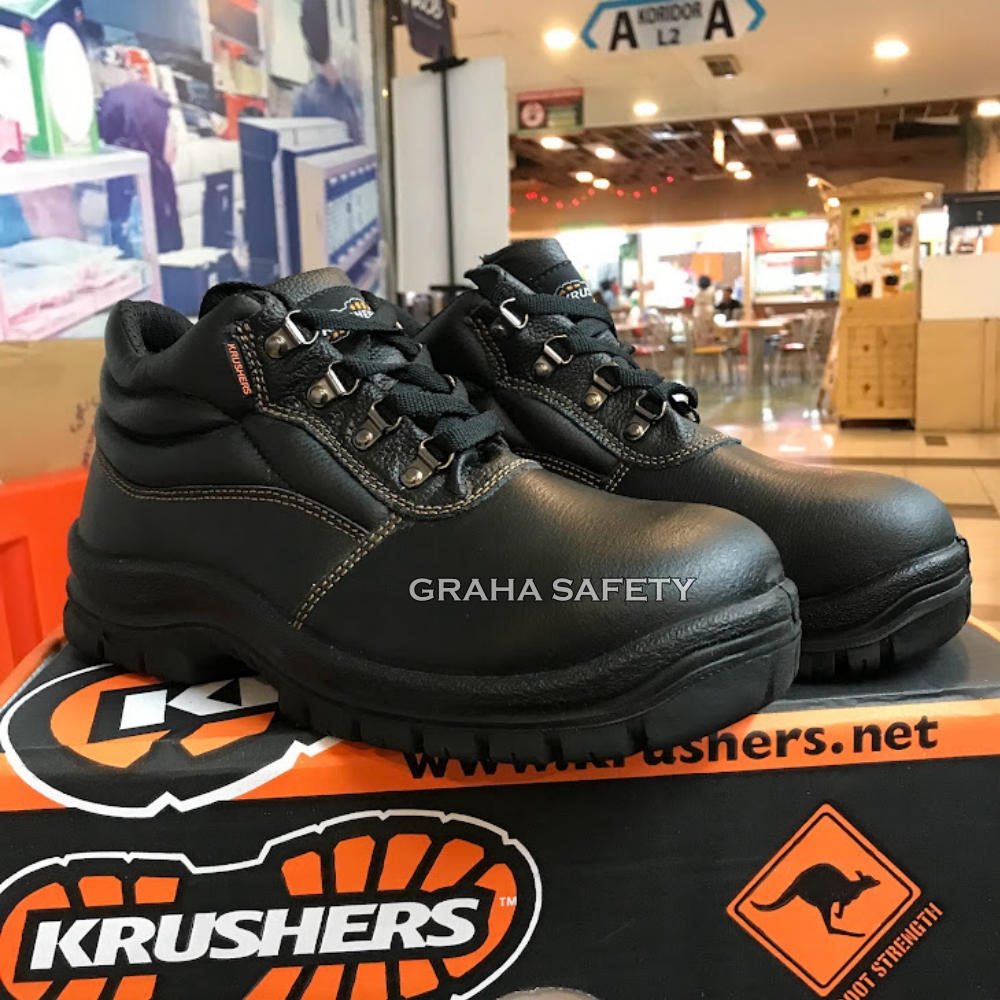 Sepatu Safety Krushers Florida Coklat Sepatu Safety Proyek Krushers