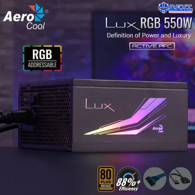 Aerocool LUX RGB 550W 80 Plus Bronze