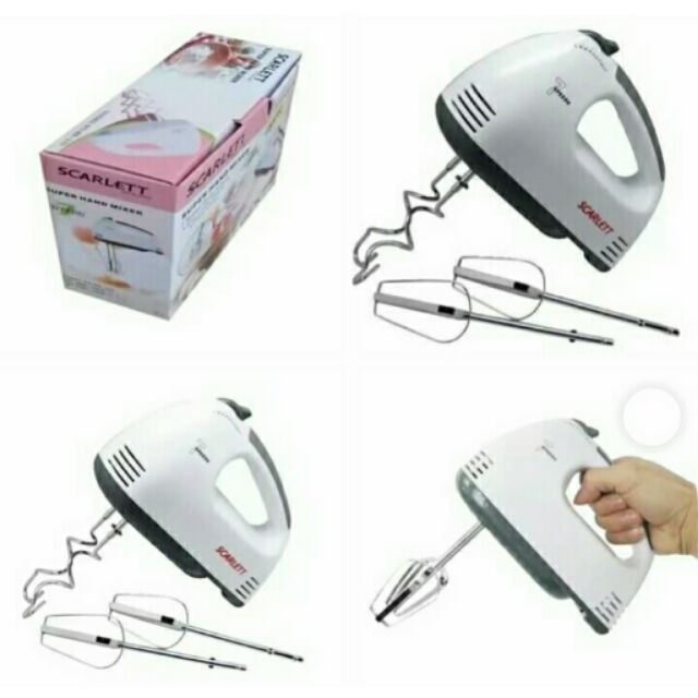 Hand Mixer Kue Super Hand Mixer SCARLETT HAND MIXER HE-133