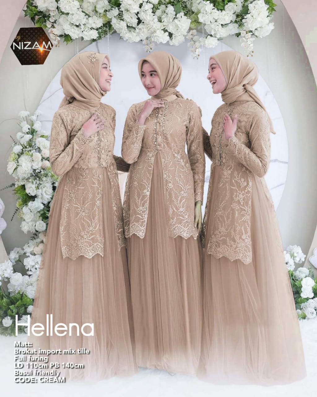 bridesmaid dress brokat hijab Brokat Trendy Reception Dresses Bridesmaid Dress Brokat Hijab