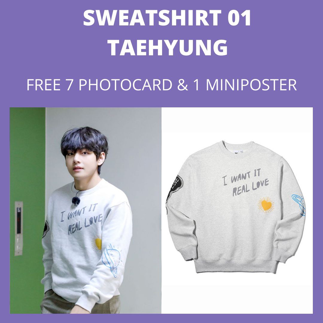 SWEATER TAEHYUNG RUN BTS EPS 134 / SWEATSHIRT TAEHYUNG RUN BTS / SWEATER BTS  / SWEATSHIRT BTS | Lazada Indonesia