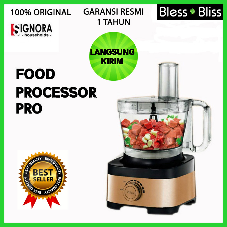 Food Processor Pro Signora (Tanpa Cubic Cutter) dan Bonus Hadiah