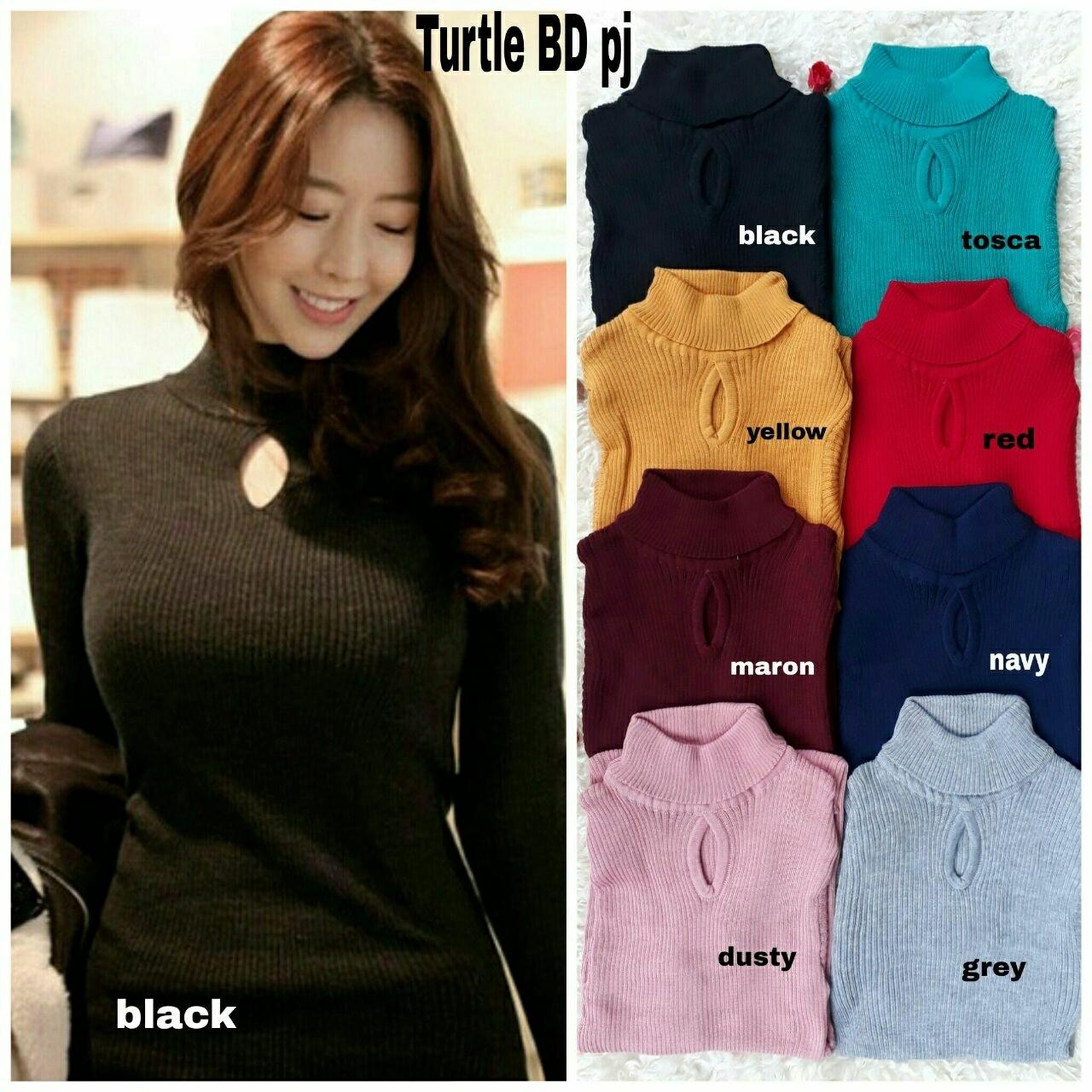 Grand LMS Blouse Turtle BD Panjang Bahan Rajut Premium Fit To L / Atasan Wanita / Baju Formal / Kaos Jalan / Baju Santai / Kaos Wanita / Baju Wanita / Blouse Korea / Atasan Muslim / Blouse Motif / Baju Bagus / Harga Grosir / Terbaru