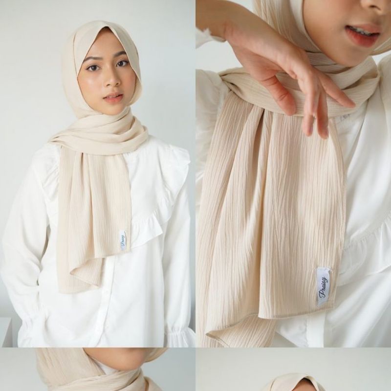 [ Hijabasket ] (COD) PREMIUM CRINKLE SHAWL | Pashmina Crinkle Premium | Kualitas Premium