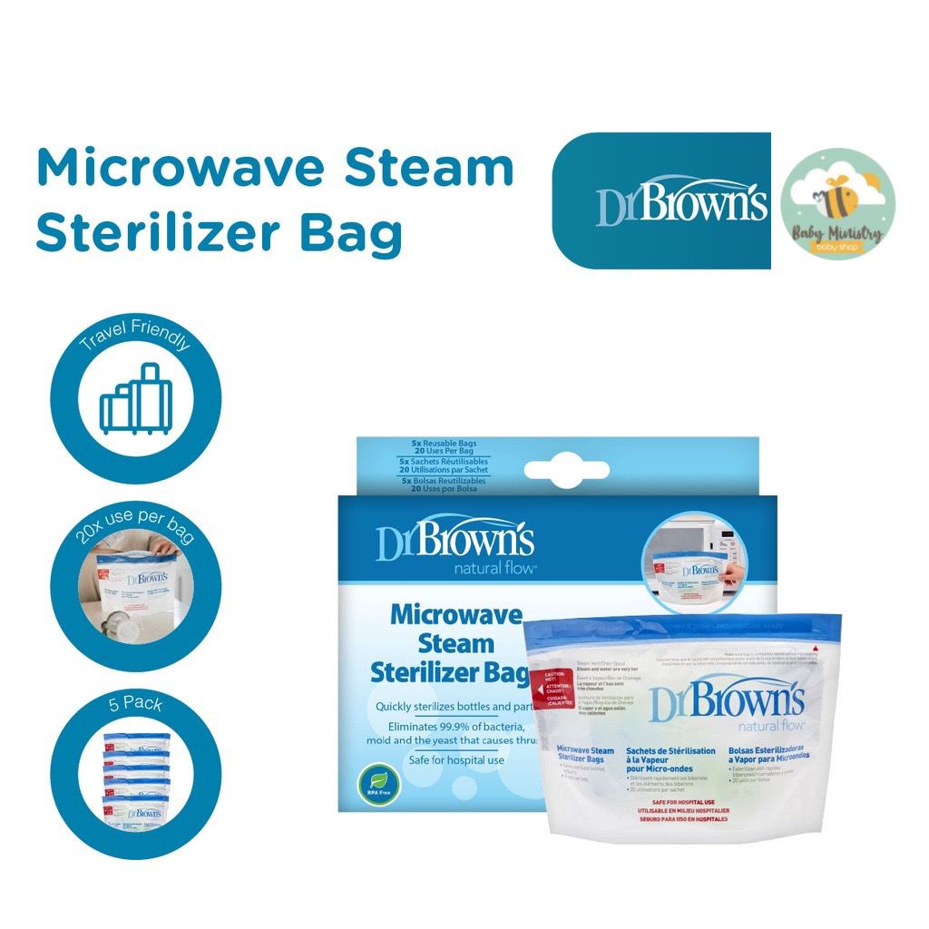 Dr. Brown's Microwave Steam Sterilizer Bags