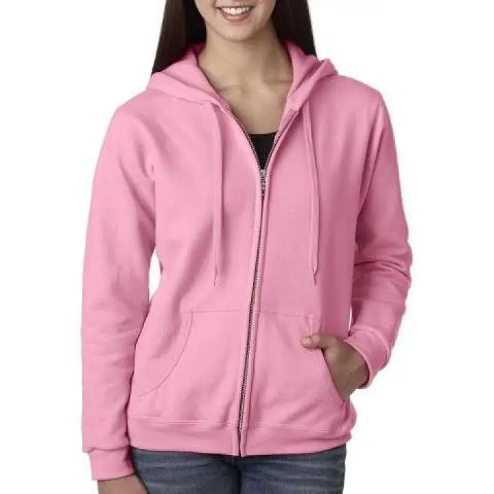 fleece zipper hoodie