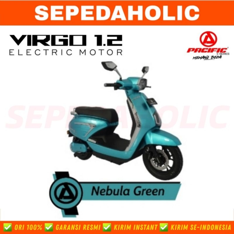 Sepeda Motor Listrik Pacific Virgo Electric E Bike Watt Double