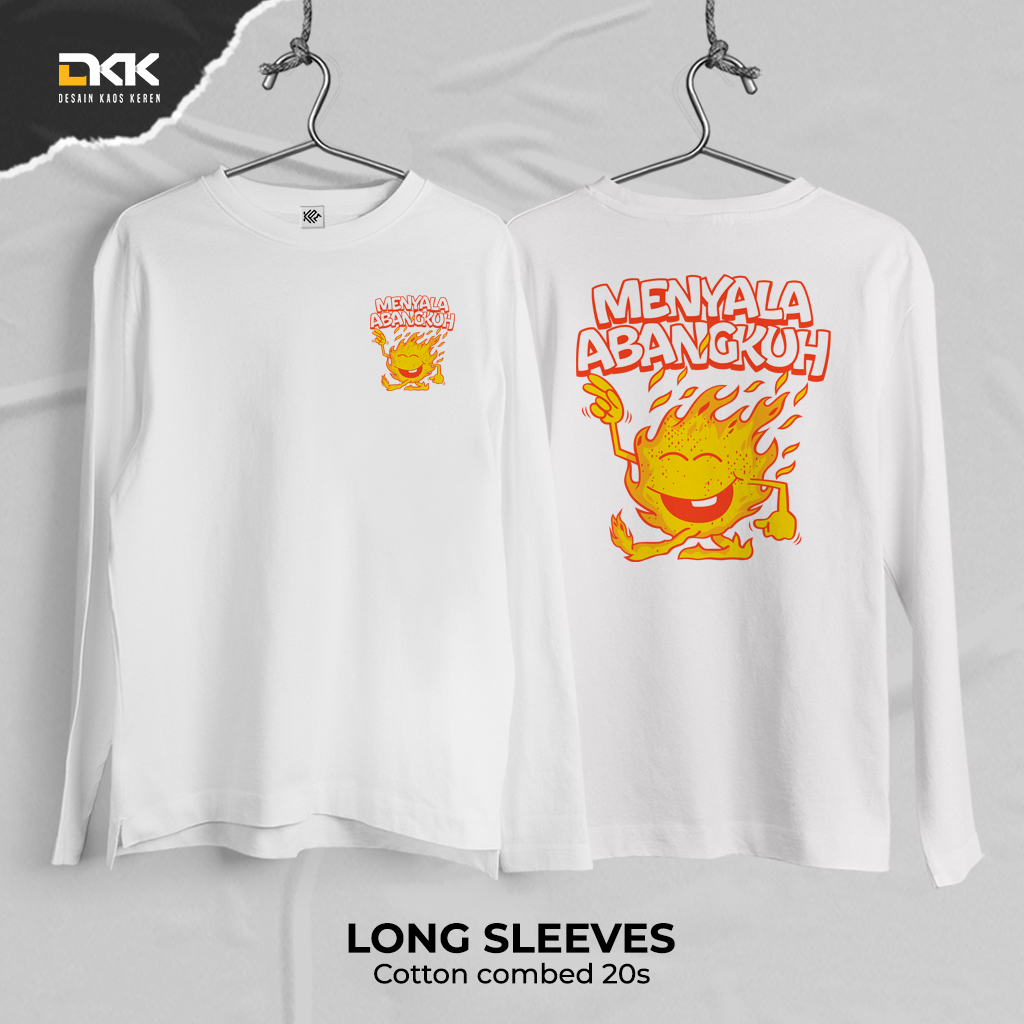 Desain Kaos Keren - Kaos Kata Desain Menyala Abangku | Lazada Indonesia