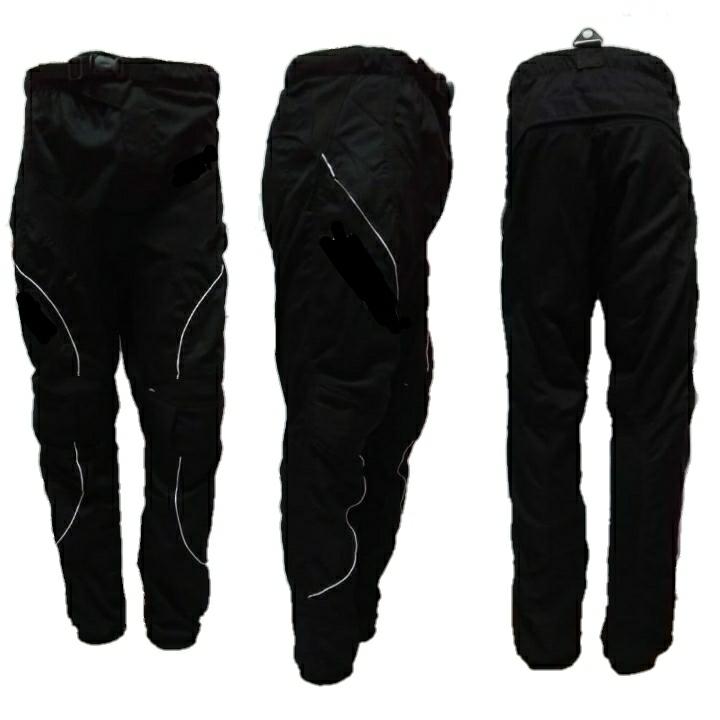 HILYA Celana Polos Lokal Trail Cross Motocross Sepeda Mx Racing Panjang Hitam
