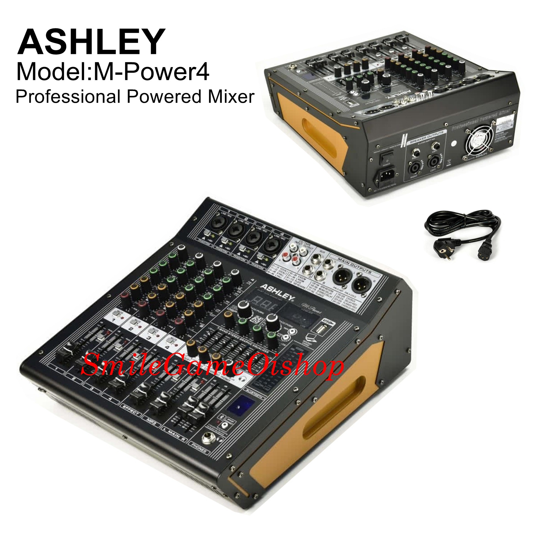 Power Mixer Ashley Model MPower4 Mixer Power 4 Channel New Lazada Indonesia