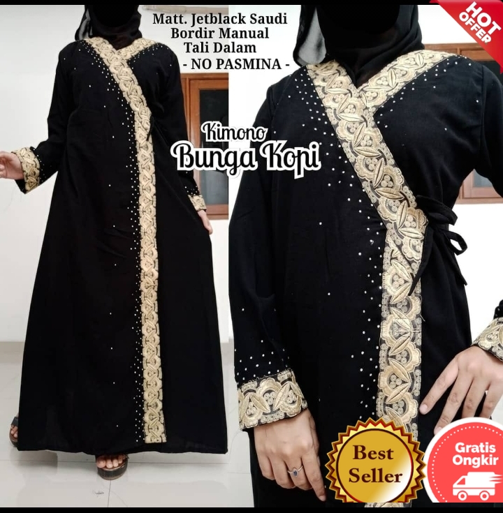 Jual Abaya Kimono Muslim Dubai Terbaru 