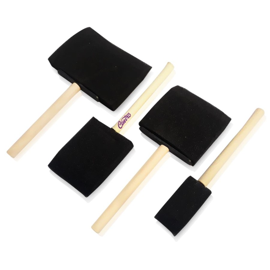 VTec Spons Kotak Kuas Lukis Busa Sponge Foam Brush Decoupage VTec 4