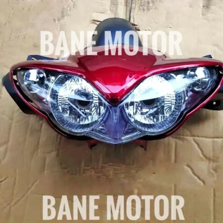Batok Kepala Jupiter Z Depan Belakang Plus Reflektor Warna Merah