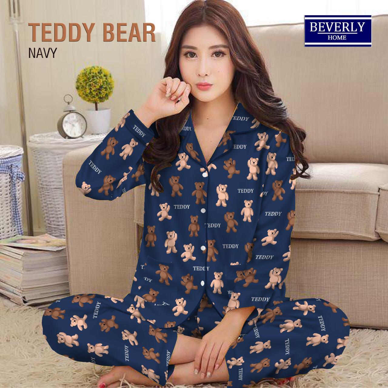 RULIVA - COD BAYAR DITEMPAT piama PP baju tidur LENGAN PANJANG BLUEMOON stelan BAJU TIDUR WANITA DEWASA SET BAJU DAN CELANA panjang SETELAN BAJU TIDUR PIYAMA