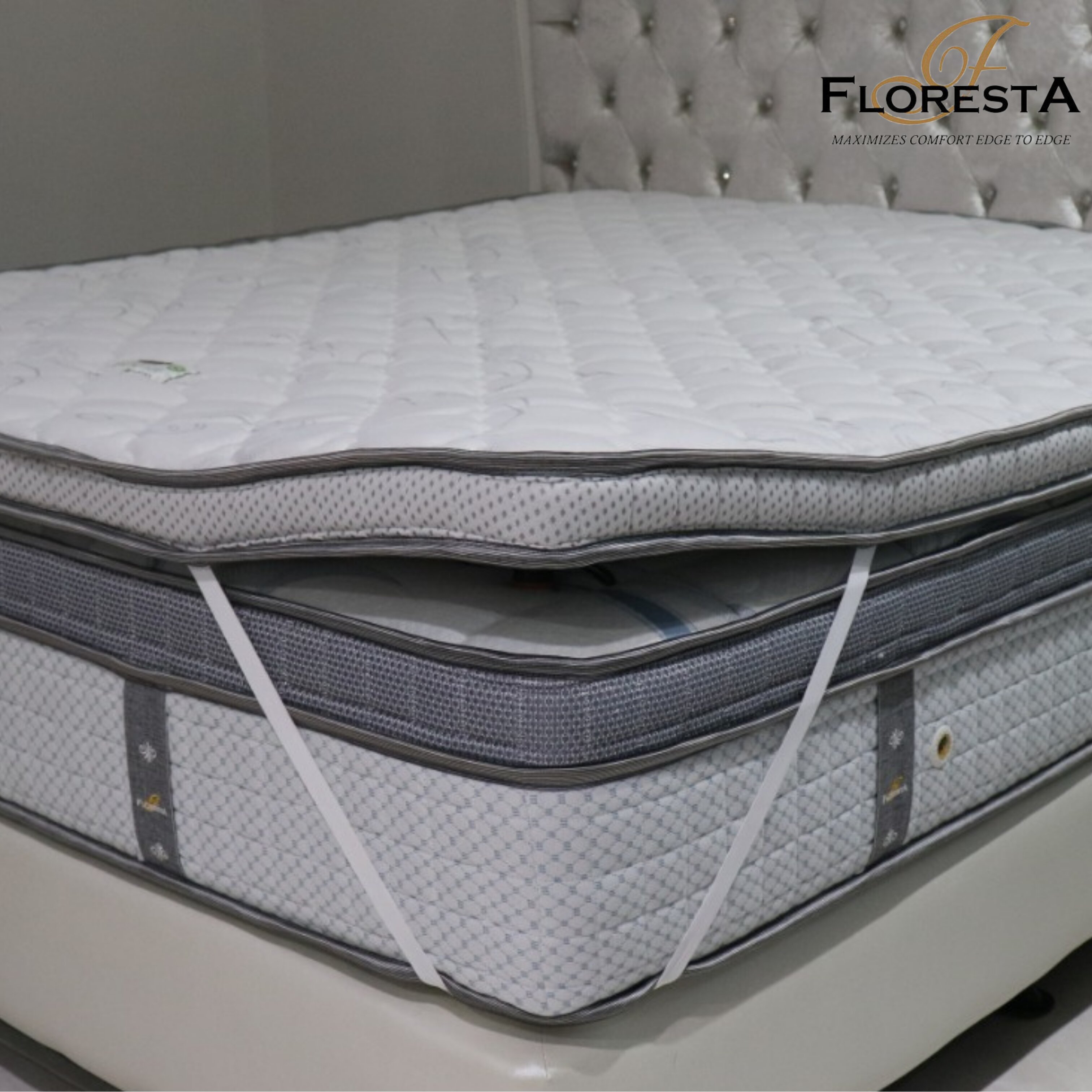 Floresta Topper Lapisan Plush Top Natural Latex Lazada Indonesia