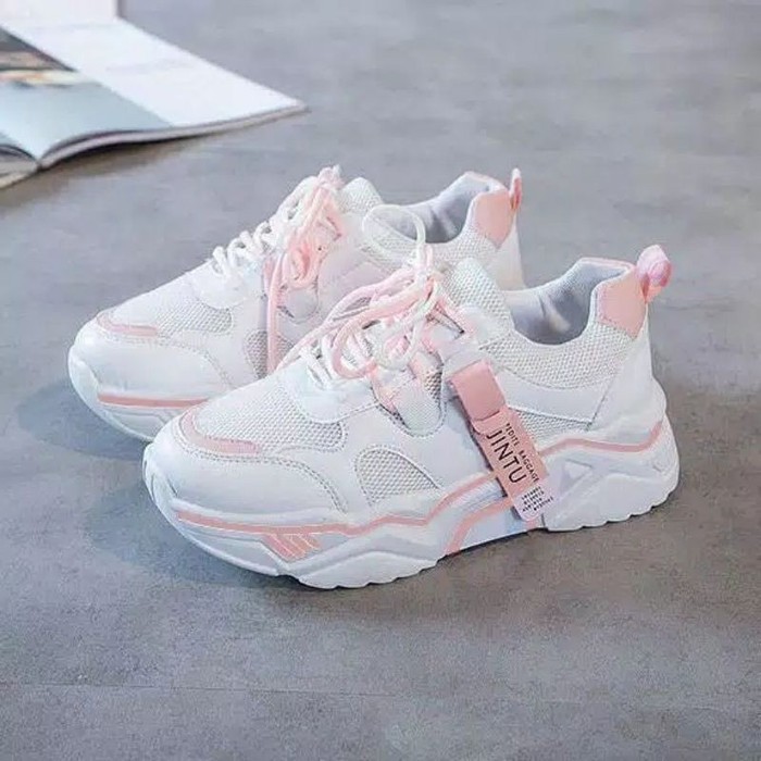 Sepatu sneakers model jintu Sepatu wanita Sepatu fashion