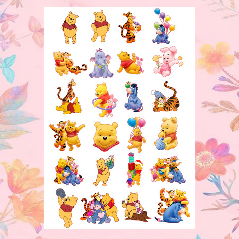 Stiker Kartun Winnie The Pooh isi 24/28 pcs | Lazada Indonesia