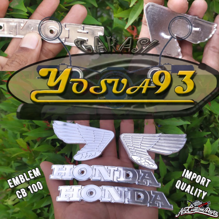 Emblem Tangki CB 100, Cb Gelatik, Cb Racing Import Sangat Mirip