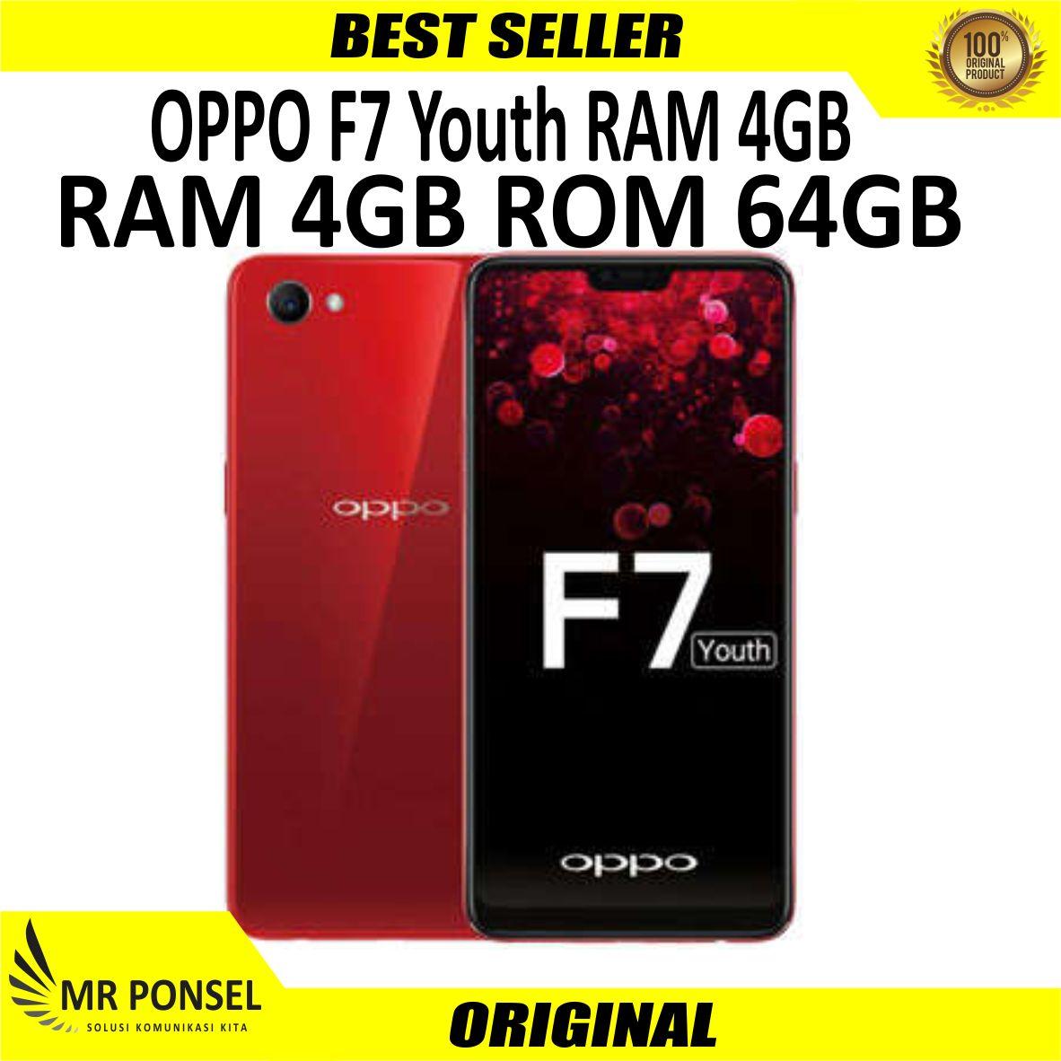 OPPO F7 YOUTH RAM 4GB ROM 64GB GARANSI RESMI OPPO INDONESIA ORIGINAL
