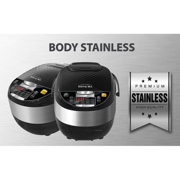Magic Com / Rice Cooker Yongma Smc8027 Kapasitas 2 Liter 400 Watt Rice