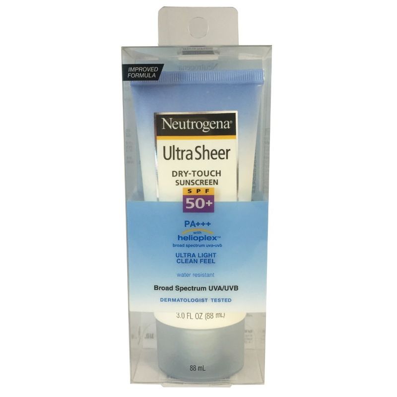 neutrogena ultra sheer dry touch spf50