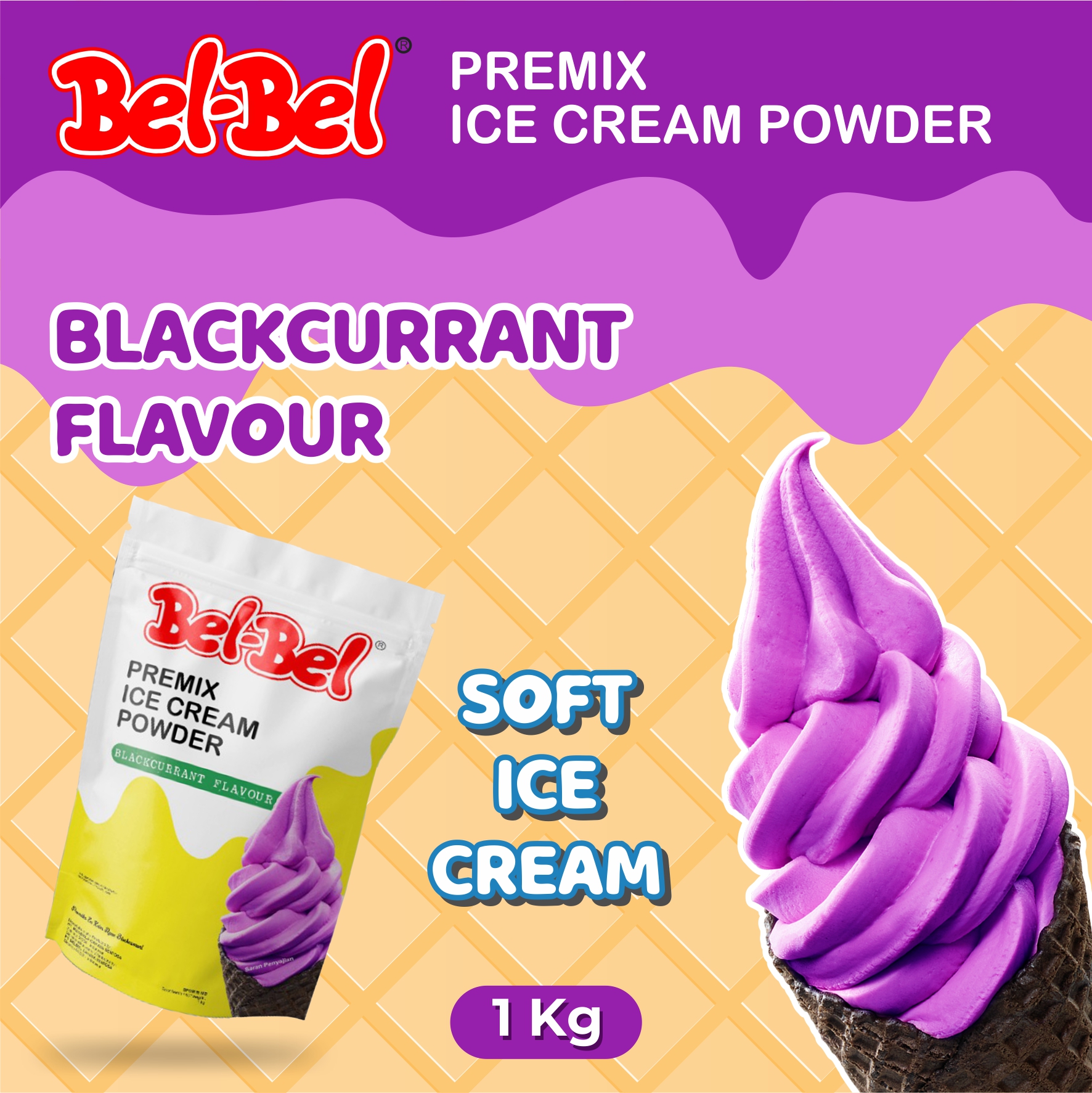 Soft Ice Cream Powder Premix Bel Bel Lazada Indonesia